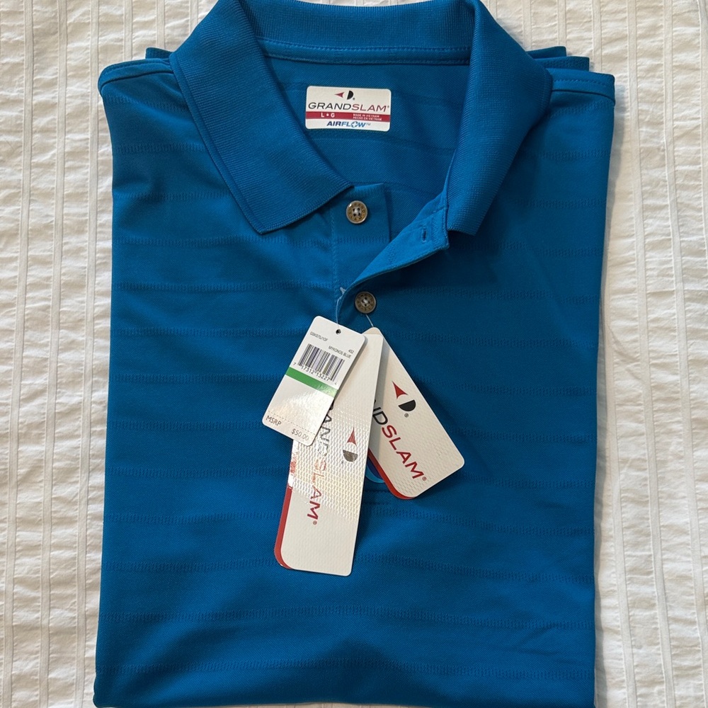 Grand Slam Men's Teal Polo Shirt